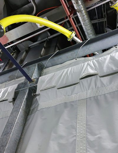 Transfer of bicarbonate to the flexible silo