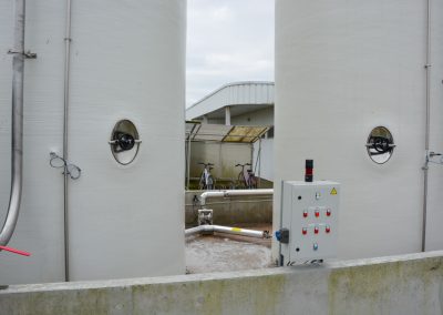 Liquid tank control panel