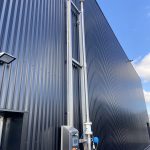 Unloading network connected to a tanker lorry