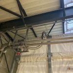 Technical installation of the unloading network