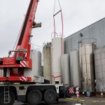 Hoisting-and-installation-of-a-silo-on-a-chemical-site