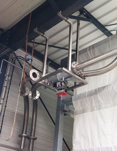 Details of the PPEA granule conveyor system