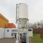 Salt loading gantry for snow removal