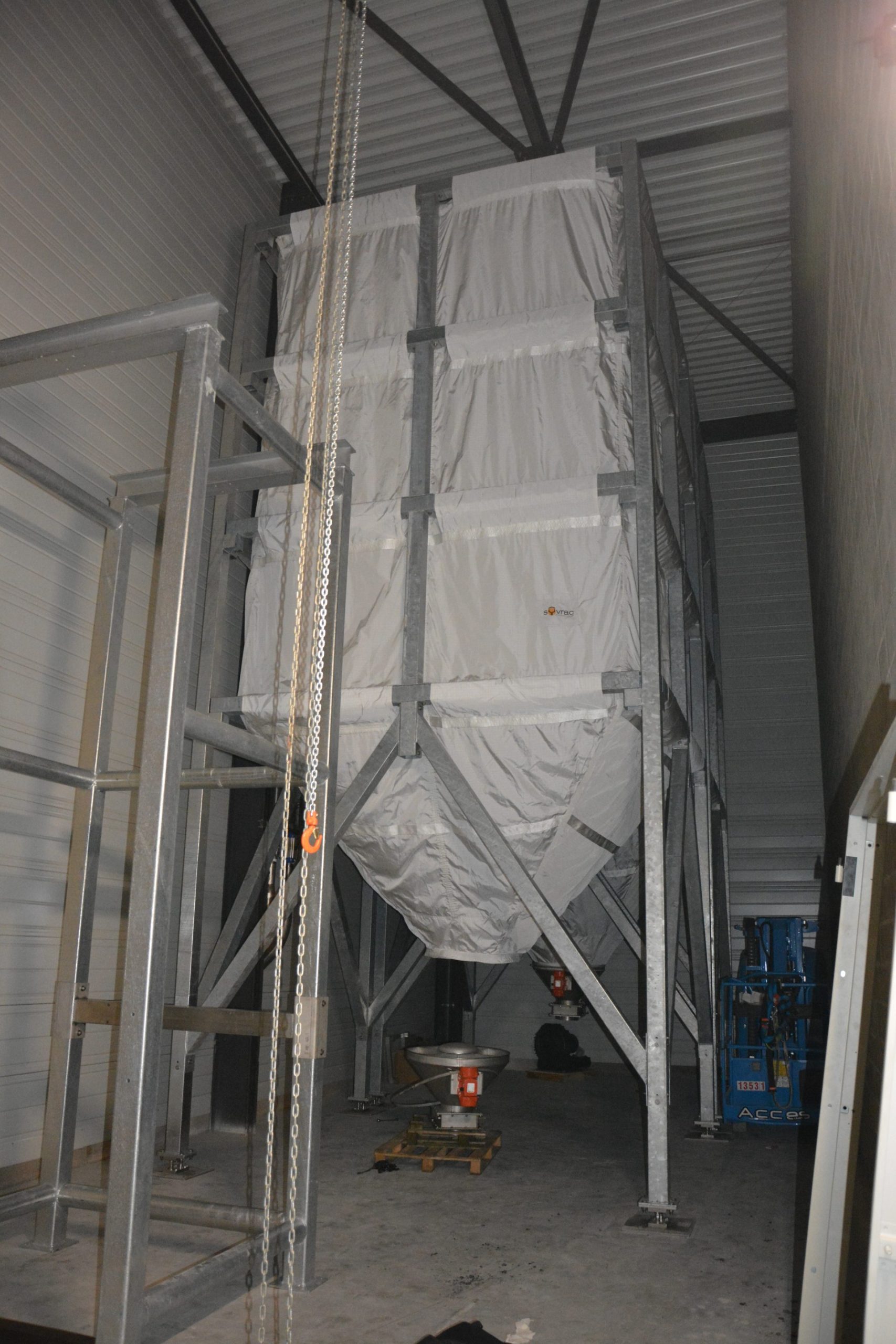 Réparation et remise en route du silo après une tempête