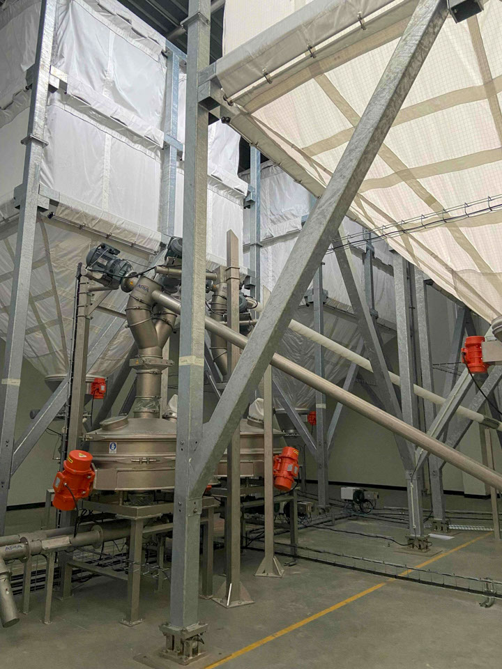 Réparation et remise en route du silo après une tempête