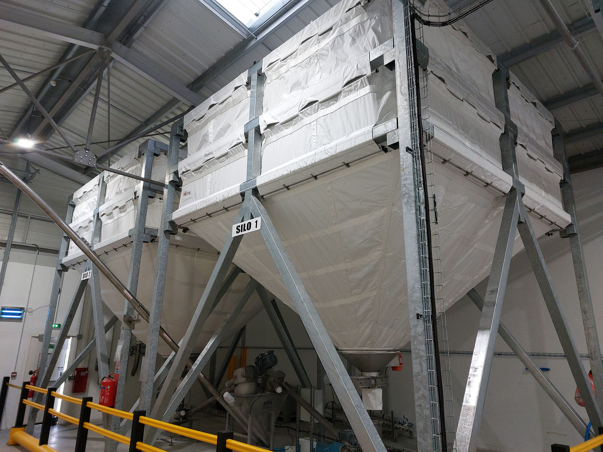 Système de stockage souple adapté au sucre en poudre