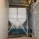 Flexible industrial silo made of filter fabric (5 microns)