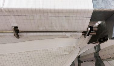 The reinforced seams of the flexible silo