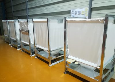 Sugar dust removal and remelting stacks