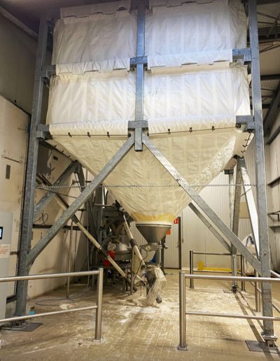 Repair and restart of the silo after a storm
