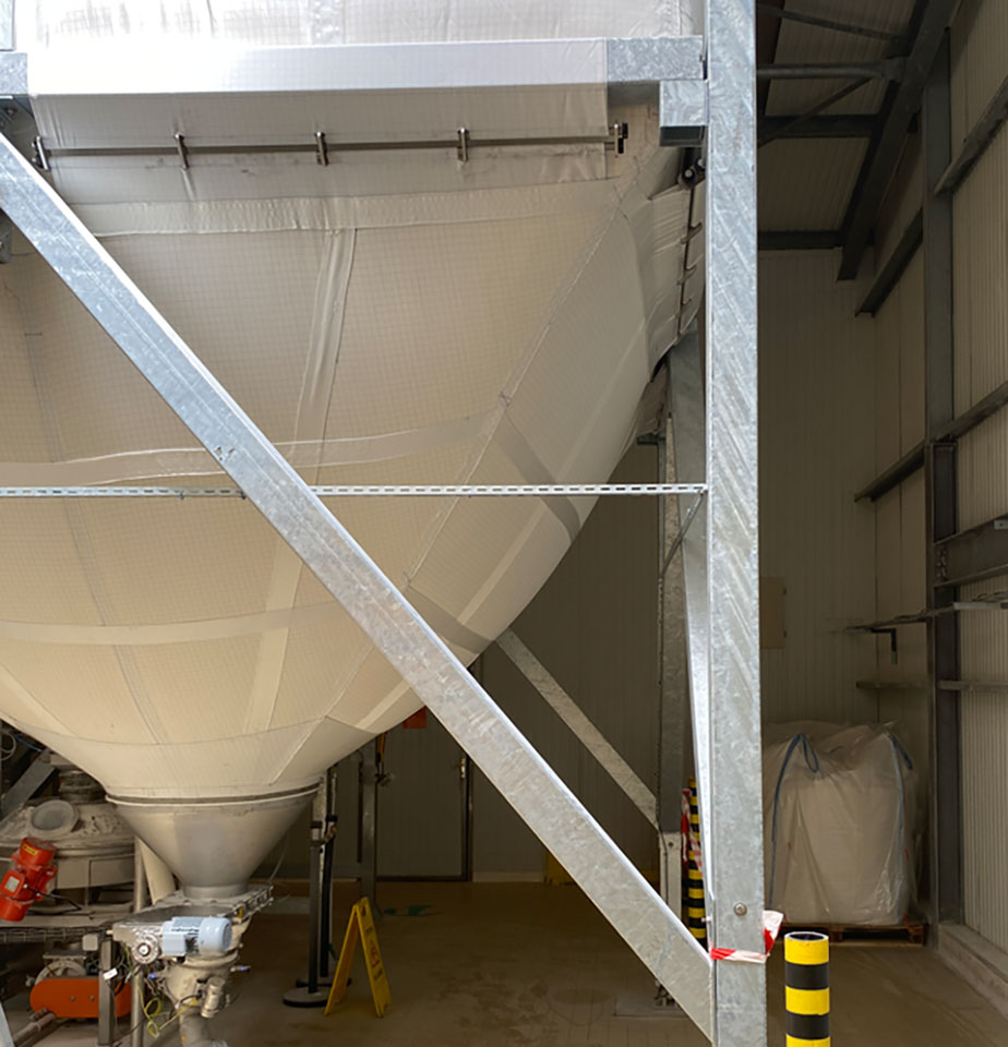 Réparation et remise en route du silo après une tempête