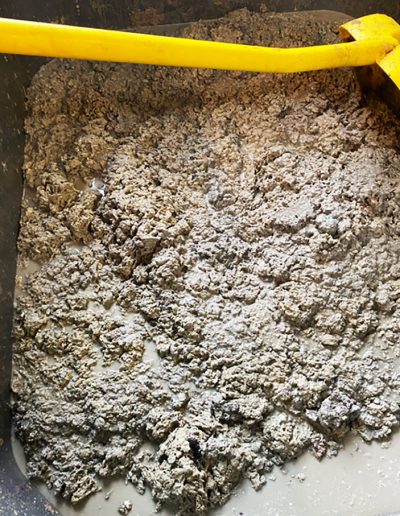 Hide waste from skin tanning